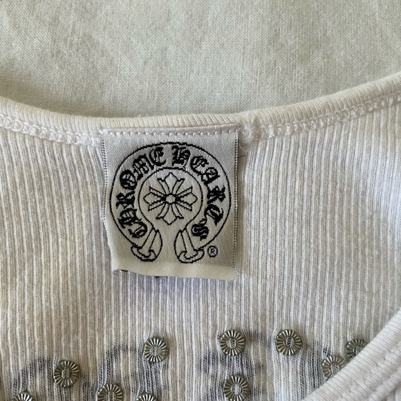 CHROME HEARTS “F**K you” tank top w/ crystals! - Picture 4 of 5